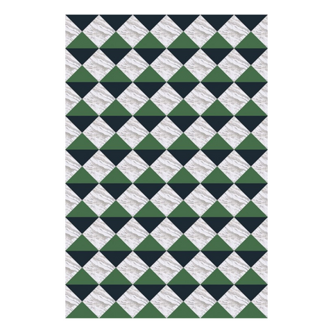C+H Designs "Cafe Verde" Vinyl Floorcloth Vinyl Floorcloths 24x36: 120x168, 24x36, 36x60, 60x84, 72x108, 96x144
