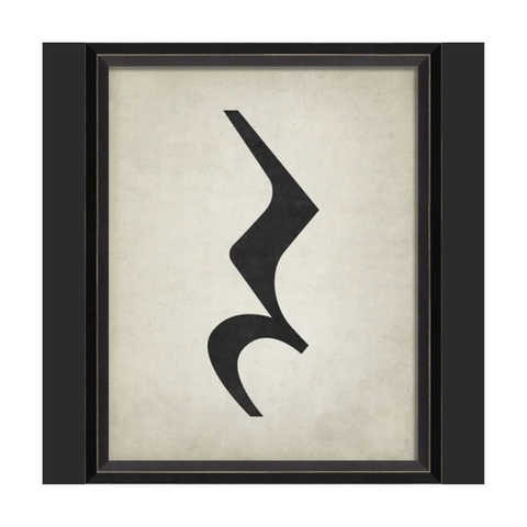 BC Music Note Quarter Note Rest Wall Art - Small Wall Art