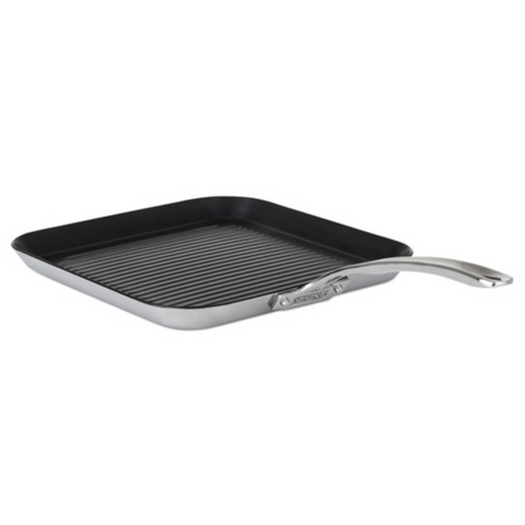 Viking Contemporary 3-Ply Stainless Steel 11-Inch Nonstick Grill Pan