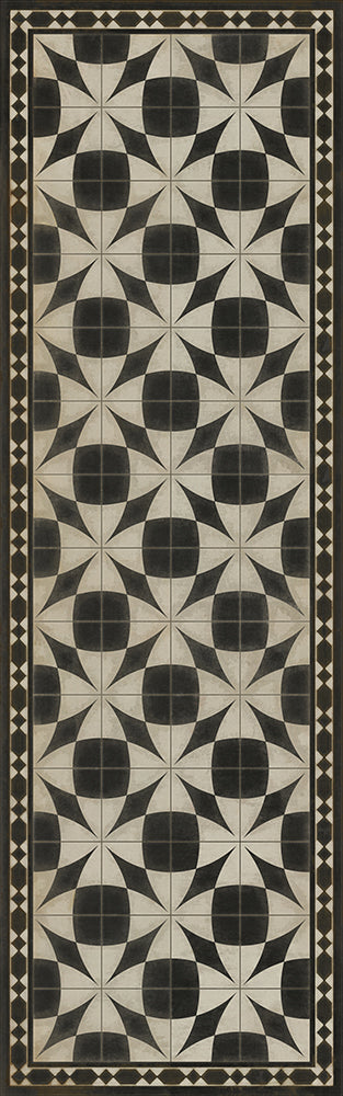 Pattern 29 "Voltaire" Vinyl Floorcloth