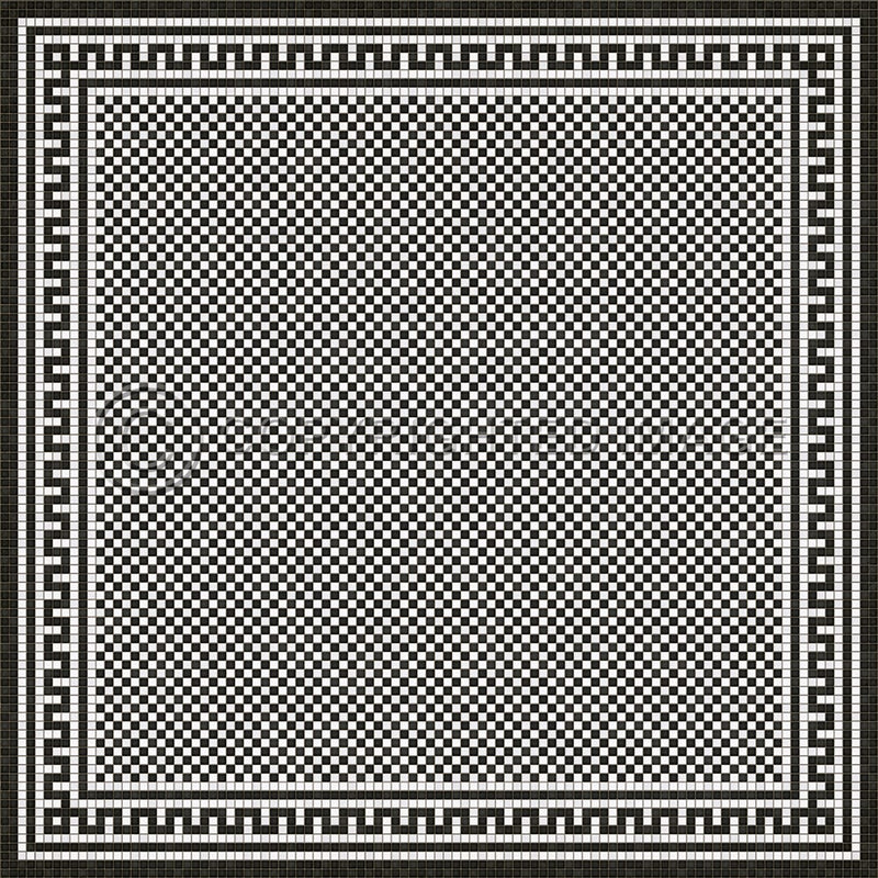 Lehigh Valley Furniture Flooring Vinyl Floorcloth Vintage Mosaic Tile Pet Safe Kid Friendly Rug Outdoor