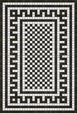 Lehigh Valley Furniture Flooring Vinyl Floorcloth Vintage Mosaic Tile Pet Safe Kid Friendly Rug Outdoor