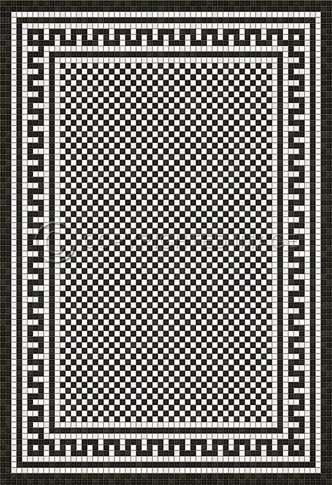 Lehigh Valley Furniture Flooring Vinyl Floorcloth Vintage Mosaic Tile Pet Safe Kid Friendly Rug Outdoor