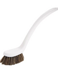 Euro Design Scrub Dish Brush + Plastic + Natural Hair + Ergonomic Handle + PLINT