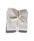Square Cotton Knit Dish Cloths, Set of 2