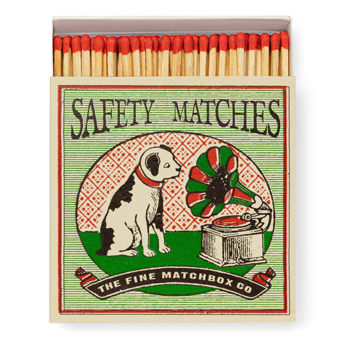 Dog + Gramophone Logo Safety Matches Archivist Gallery