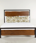 Aspen Faux Live-Edge Bed Furniture