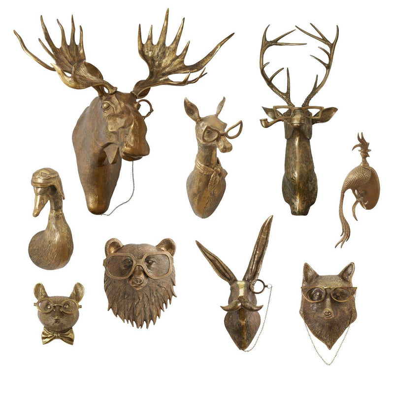 E+E Eric and Eloise Collection of Animal Wall Mount