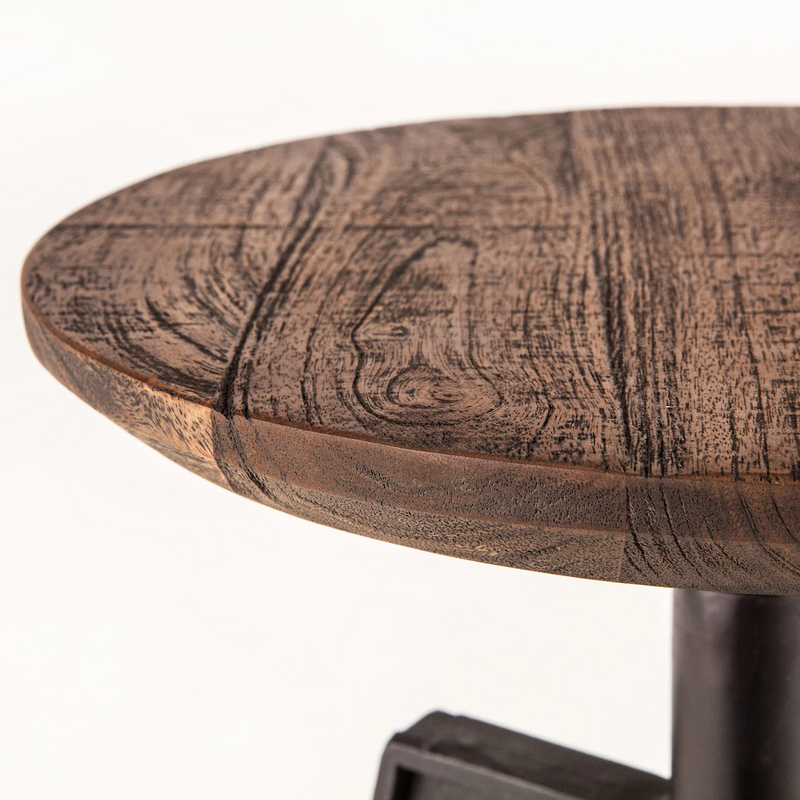 Carnegie Adjustable Stool - Bandsaw Teak