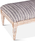 Marrakesh 48" Upholstered Chocho Fabric Ottoman