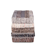 Marrakesh Upholstered Storage Bench Fluffy Black