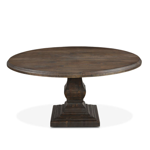 Nimes 60" Round Dining Table Weathered Mango