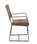 New York Arm Chair Chocolate Leather