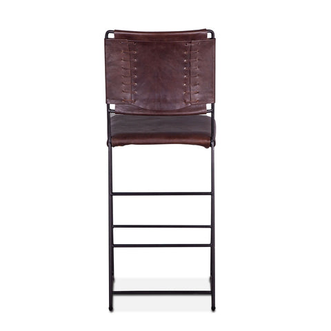 New York Bar Chair Chocolate Leather