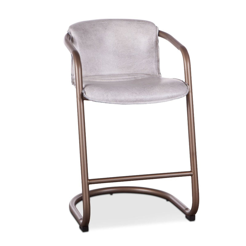 Nisky Leather Counter Chair
