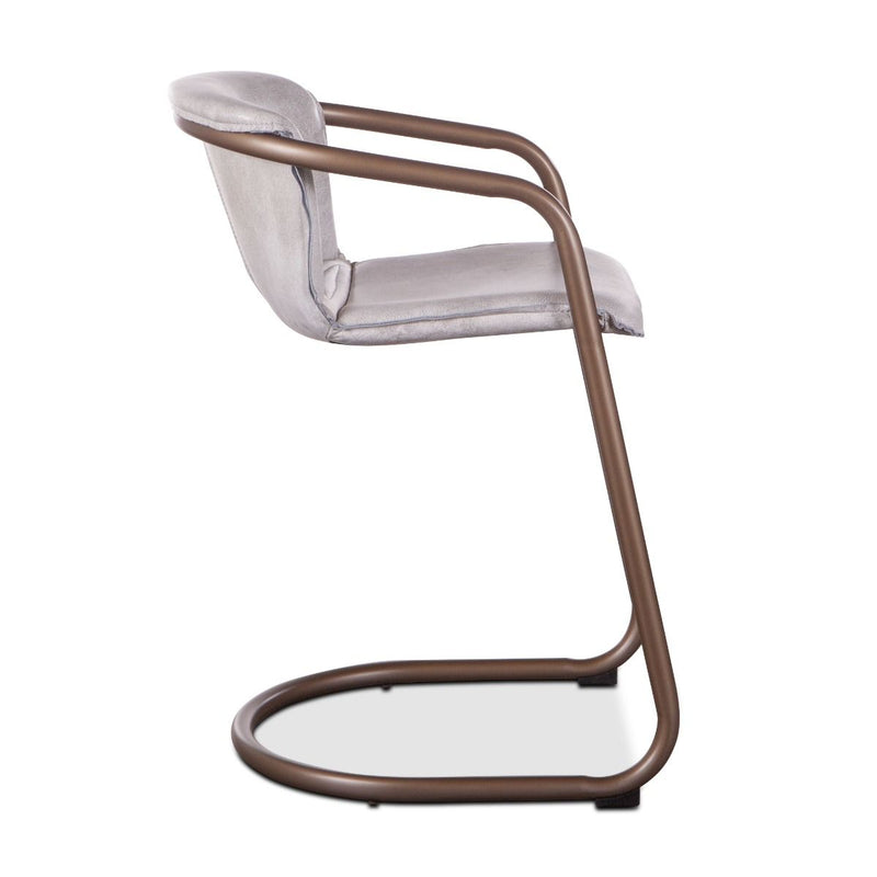 Nisky Leather Counter Chair