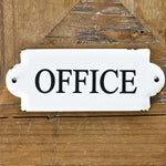 Vintage Style Tin "Office" Sign