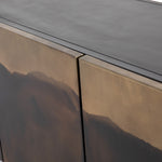 Stormy Media Console-Aged Brown
