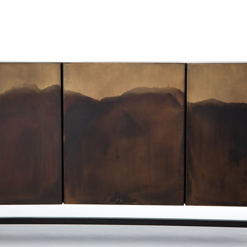 Stormy Media Console-Aged Brown