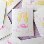 Let's Celebrate Letterpress Card
