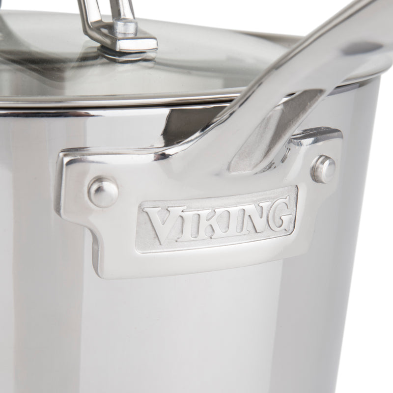 Viking Contemporary 3-Ply 2.4-Quart Sauce Pan with Glass Lid