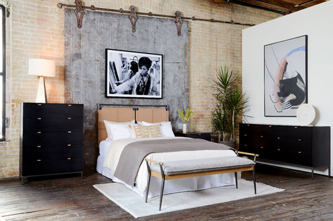 black low dresser 4-drawer Low Dresser: Compact, Durable Storage for Tidy & Stylish Home Nooks, Four-sided