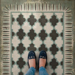 Pattern 10 "Taj Mahal" Vinyl Floorcloth